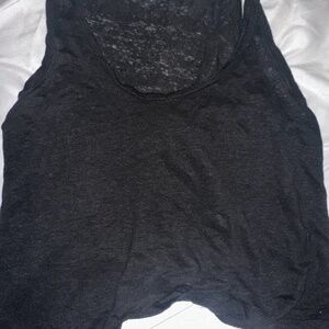 Express black sheer lightweight tank top women shirt fashion medium